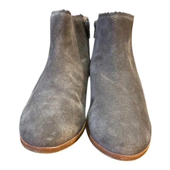 Jack Rogers Bailee Taupe Suede Ankle Booties Women’s Size 9 M - Picture 4 of 8